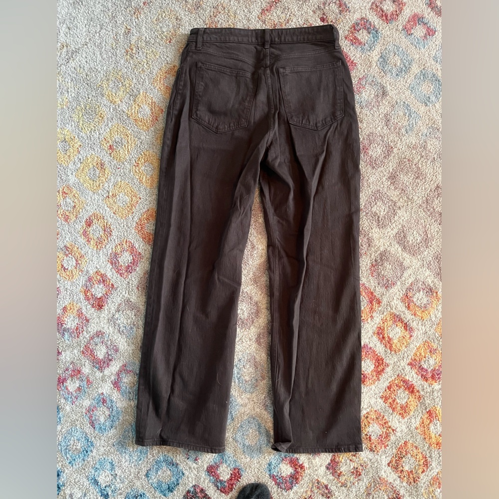 Abercrombie & Fitch Brown High-Rise 90’s Relaxed Jeans - Picture 2 of 4